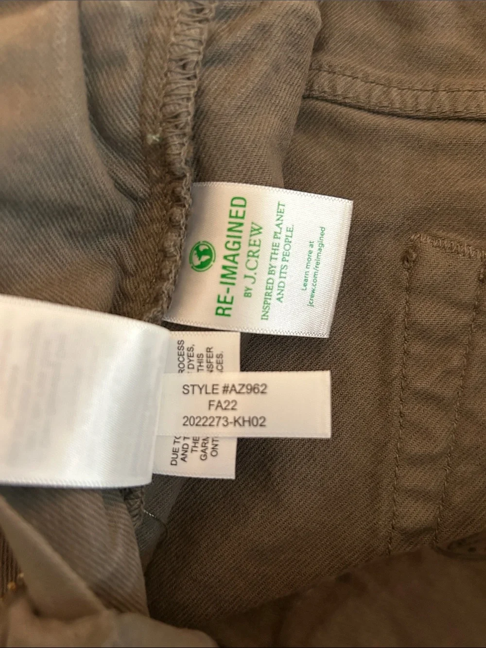 J. Crew Light Brown Color Jeans, Men's size W35 L31.5